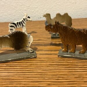Vintage Wooden African Animals